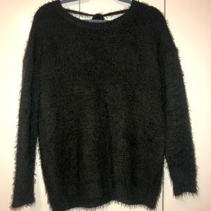 Fuzzy Dark Green Sweater